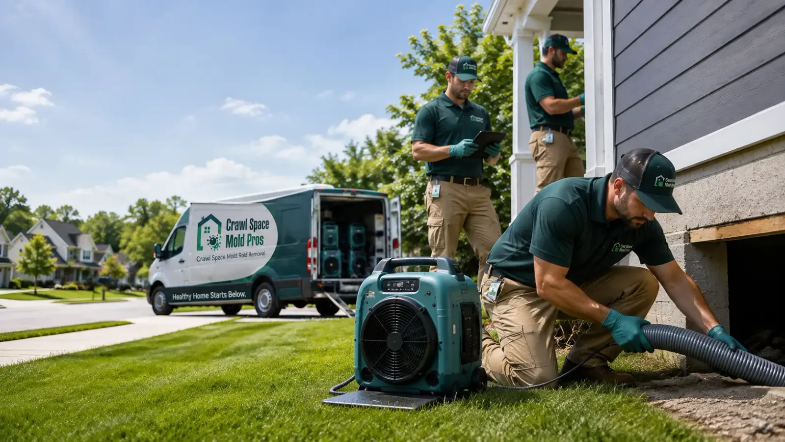 Crawl Space Mold Removal in Ruby, NY